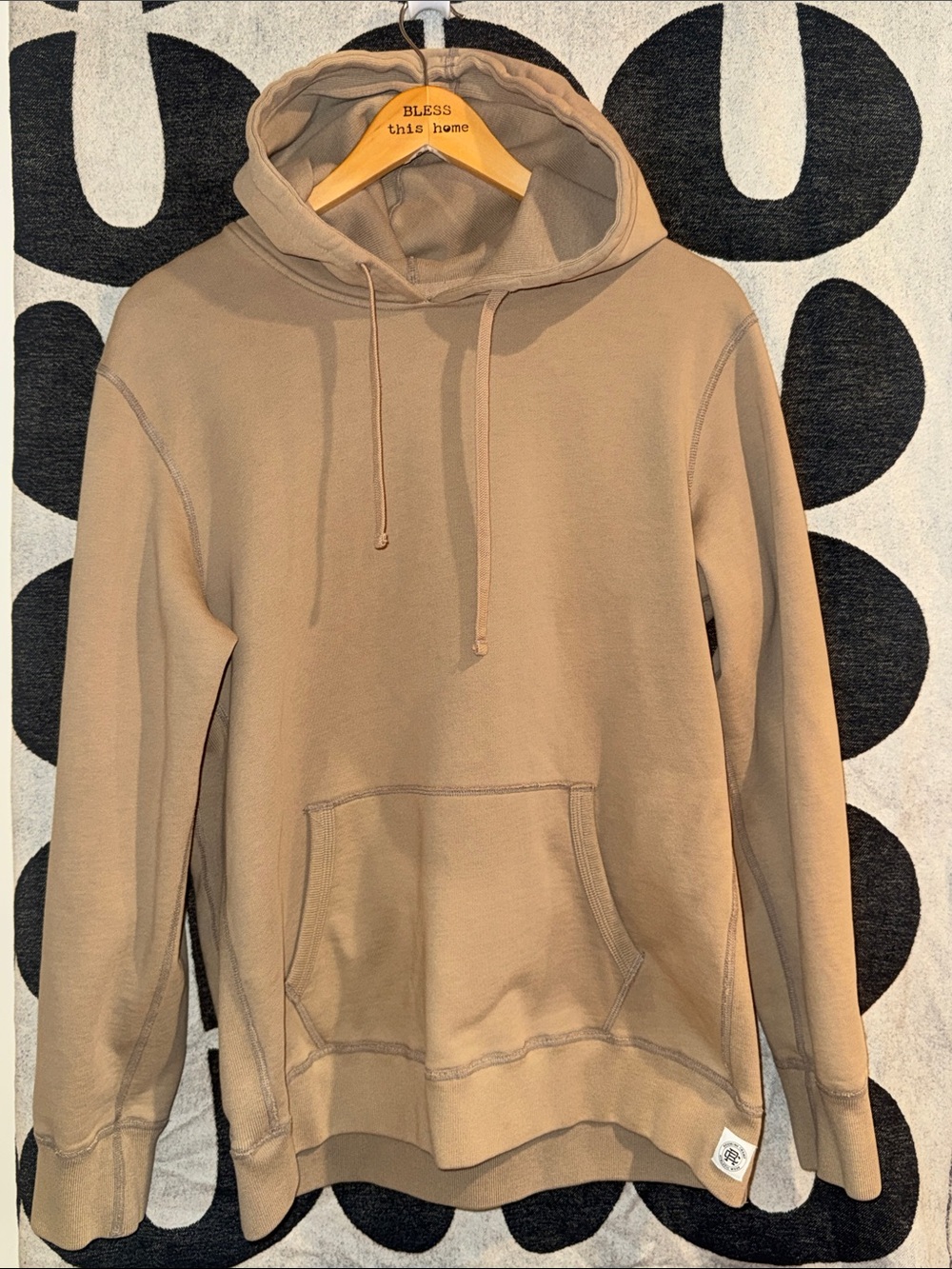 Reigning Champ Midweight Terry Hoodie Desert Camel ~ L ~Slim Fit NWOT Canada